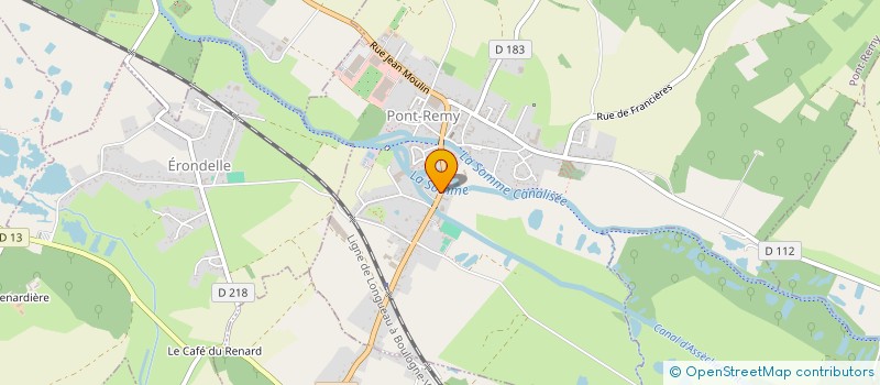 localisation de l'entreprise MESLI COURTAGE  PONT-REMY