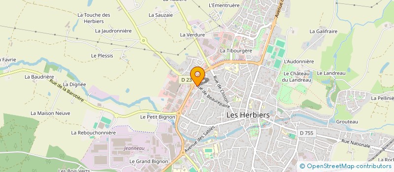 localisation de l'entreprise MESMIN MAUD à LES HERBIERS
