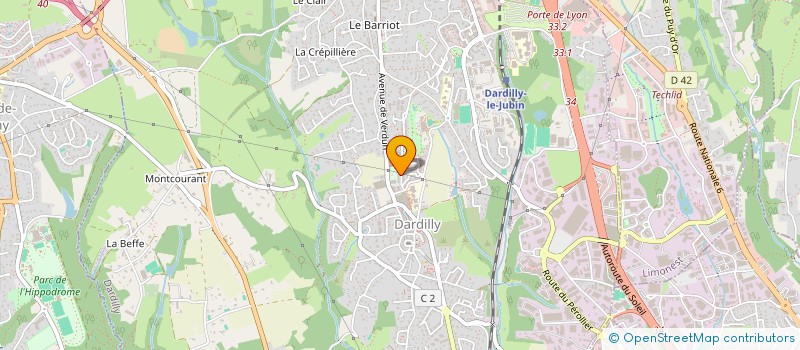 localisation de l'entreprise MESMOTS EDITIONS POUR TOUS  DARDILLY