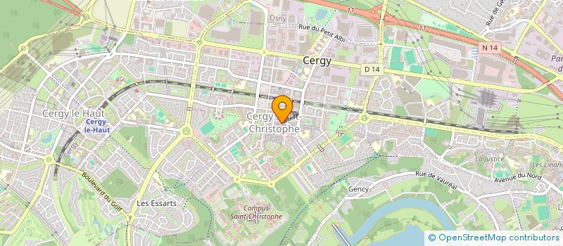 localisation de l'entreprise MESNAGER ET CIE SNC à CERGY