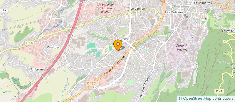 localisation de l'entreprise MESNIE DE SABAUDIA à ANNECY