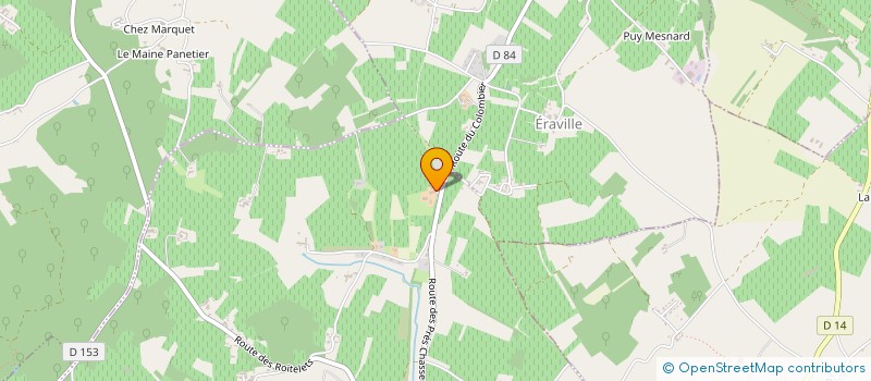 localisation de l'entreprise MESNIER à BELLEVIGNE