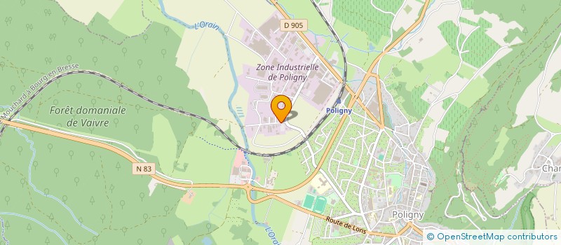 localisation de l'entreprise MESNIER PARTICIPATION  POLIGNY