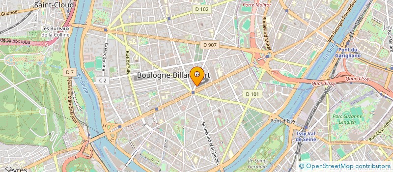 localisation de l'entreprise MESNIL à BOULOGNE-BILLANCOURT