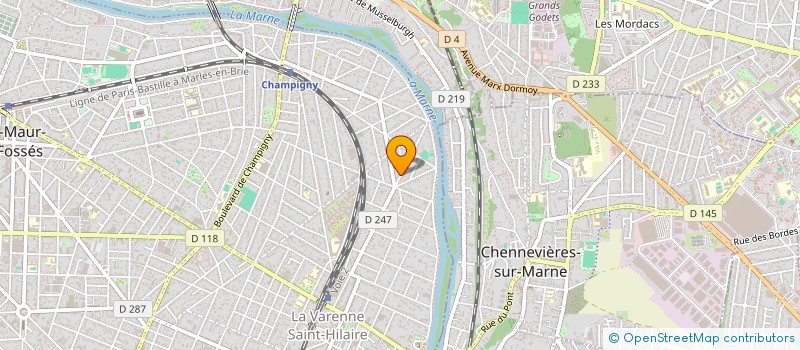 localisation de l'entreprise MESNIL à SAINT-MAUR-DES-FOSSES