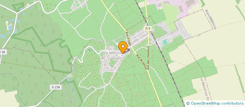 localisation de l'entreprise MESNIL BATIMENT  LE MESNIL-SUR-OGER