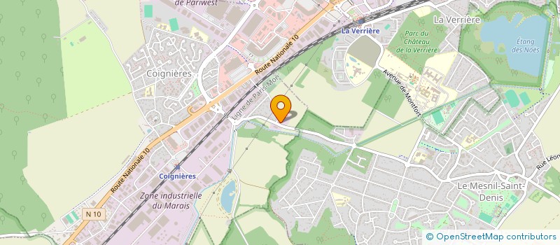 localisation de l'entreprise MESNIL ENTRETIEN AUTOS  COIGNIERES