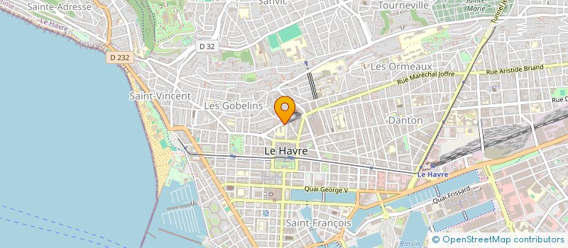 localisation de l'entreprise MESNIL IMMOBILIER à LE HAVRE