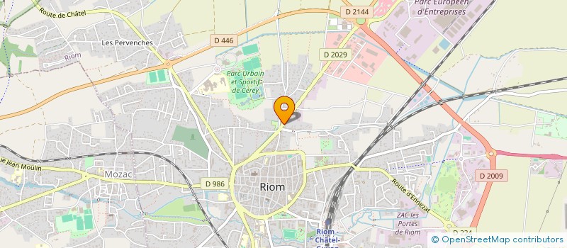 localisation de l'entreprise MESNIL IMMOBILIER  RIOM