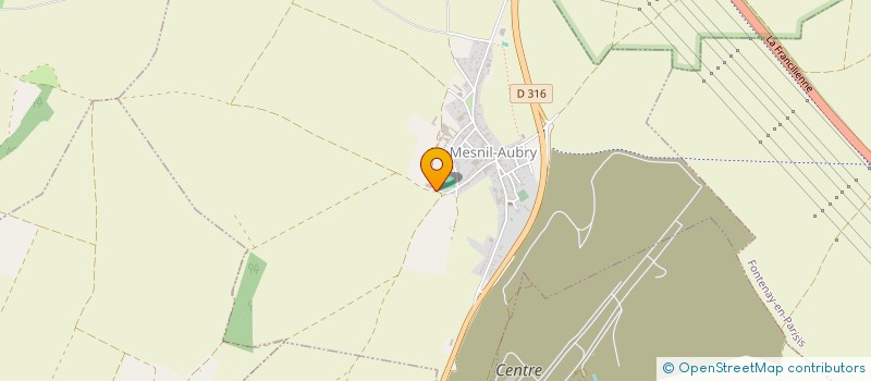 localisation de l'entreprise MESNIL MACONNERIE à LE MESNIL-AUBRY