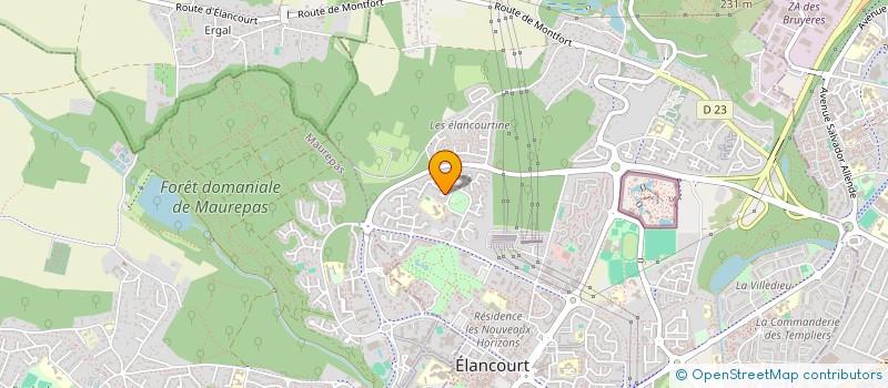 localisation de l'entreprise MESNIL SERVICES à ELANCOURT