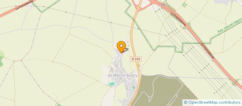localisation de l'entreprise MESNILAUTO à LE MESNIL-AUBRY
