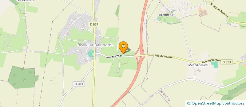 localisation de l'entreprise MESNILRURY  BIVILLE-LA-BAIGNARDE