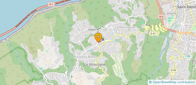 localisation de l'entreprise MESONS à SAINT-DENIS