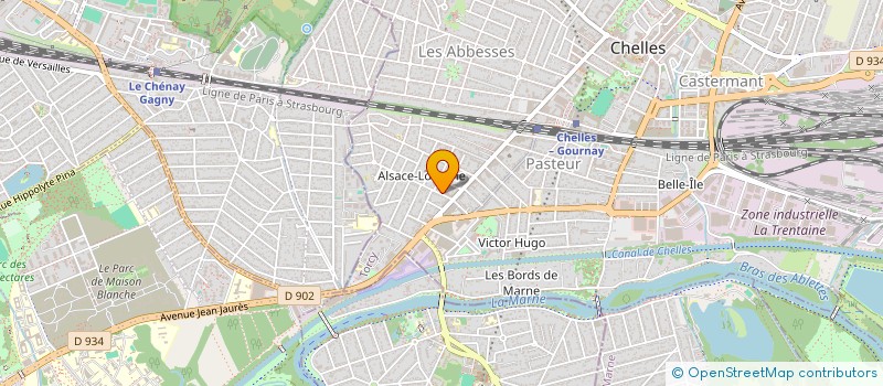 localisation de l'entreprise MESOPOTAMIE  CHELLES