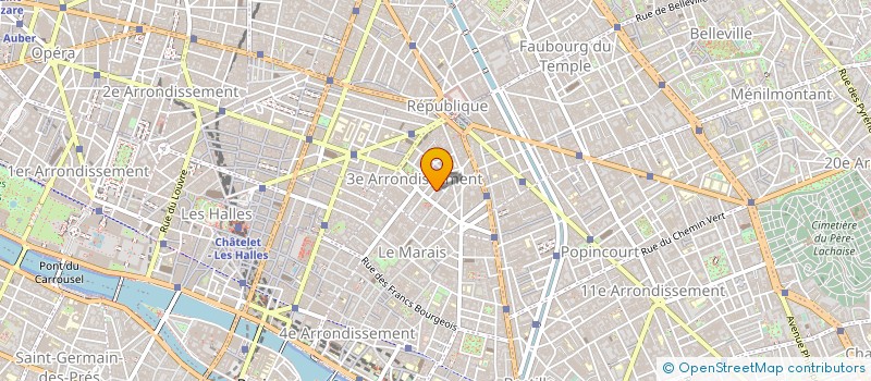localisation de l'entreprise MESOTES à PARIS