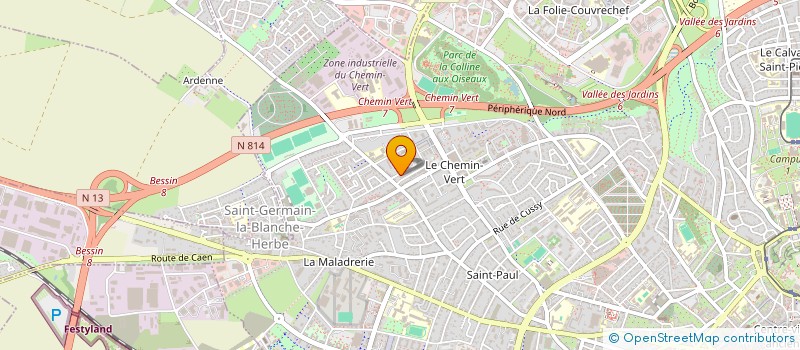 localisation de l'entreprise MESOUDURE à CAEN