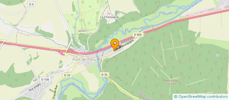 localisation de l'entreprise MESPLOMB à SAINTE-MARIE-SUR-OUCHE