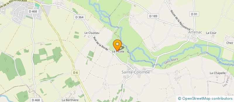 localisation de l'entreprise MESRINE TRAVAUX FORESTIERS à VAL-DE-BONNIEURE
