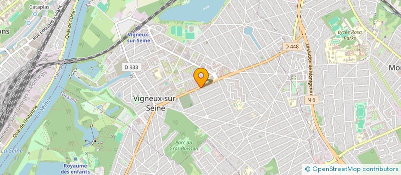 localisation de l'entreprise MESROUA IMMOBILIERE à VIGNEUX-SUR-SEINE