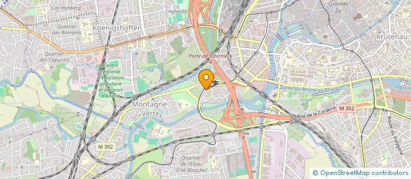 localisation de l'entreprise MESS  STRASBOURG