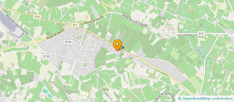 localisation de l'entreprise MESS  VENASQUE