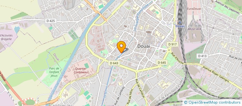 localisation de l'entreprise MESS'AJE NORD à DOUAI