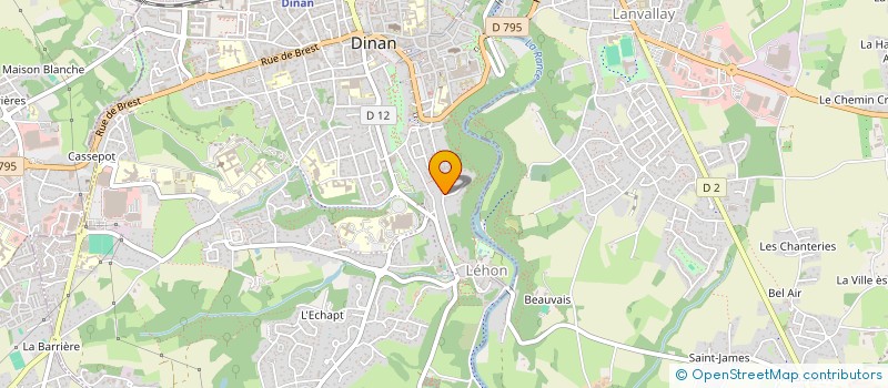 localisation de l'entreprise MESS DE GARNISON  DINAN
