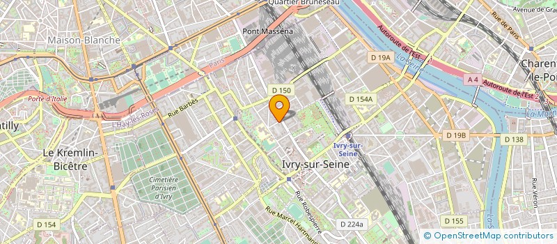 localisation de l'entreprise MESS DECORATION PEINTURE  CHOISY-LE-ROI