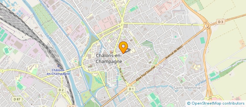 localisation de l'entreprise MESS DES ENTREPRENEURS à CHALONS-EN-CHAMPAGNE