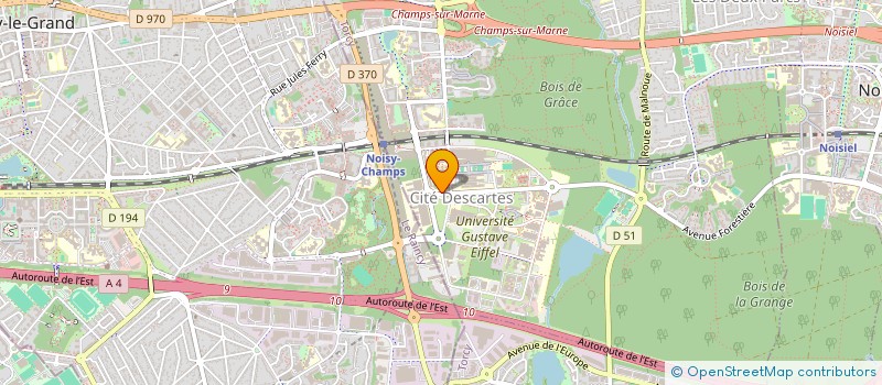 localisation de l'entreprise MESS LAVAGE à CHAMPS-SUR-MARNE