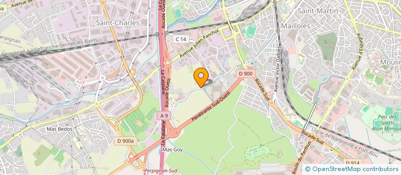 localisation de l'entreprise MESS PERSONNEL PENITENTIAIRE PERPIGNAN à PERPIGNAN