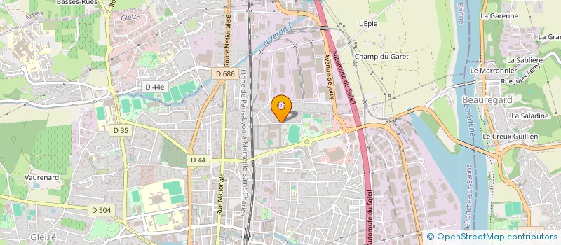 localisation de l'entreprise MESS PERSONNELS MAISON D'ARRET à VILLEFRANCHE-SUR-SAONE
