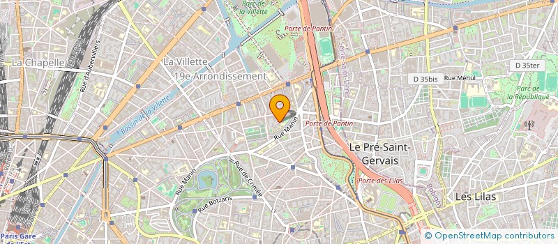 localisation de l'entreprise MESS VTC  PARIS