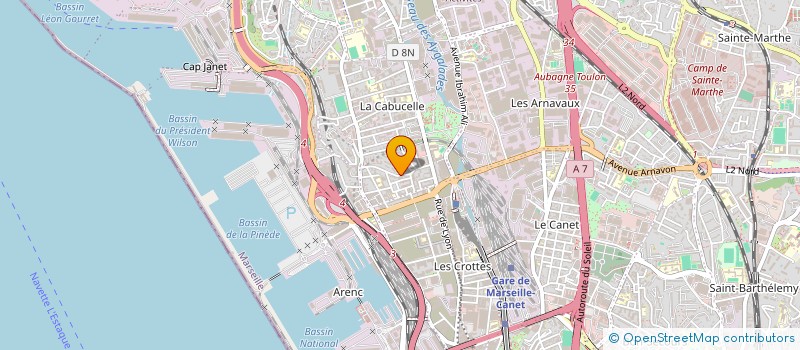 localisation de l'entreprise MESSA à MARSEILLE