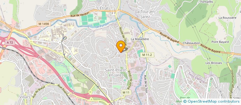 localisation de l'entreprise MESSA CLEMENT  SAINT-PRIEST-EN-JAREZ