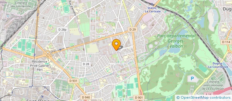 localisation de l'entreprise MESSA SERVICES  STAINS