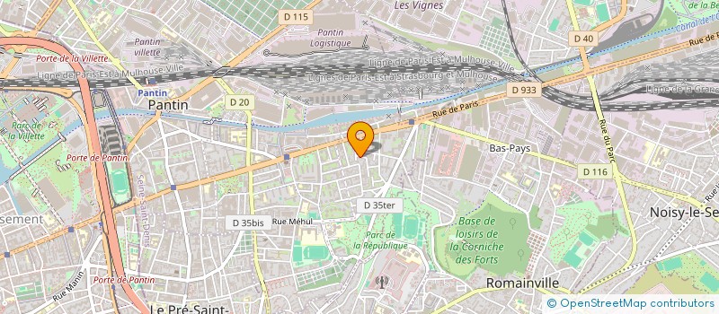 localisation de l'entreprise MESSADI ET ATTIF à PANTIN