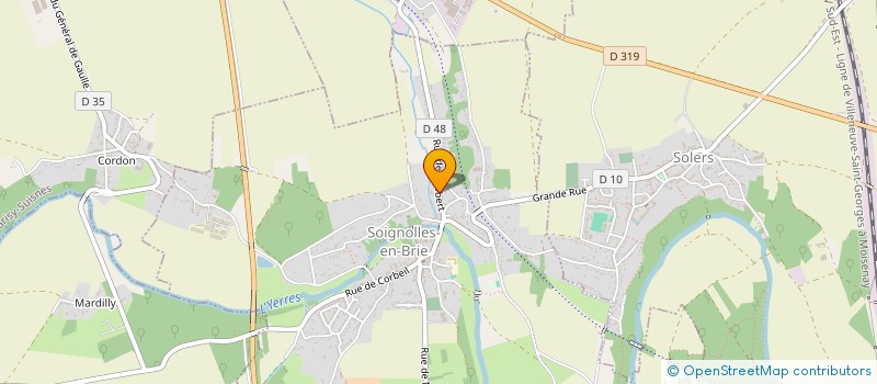 localisation de l'entreprise MESSAGE  SOIGNOLLES-EN-BRIE