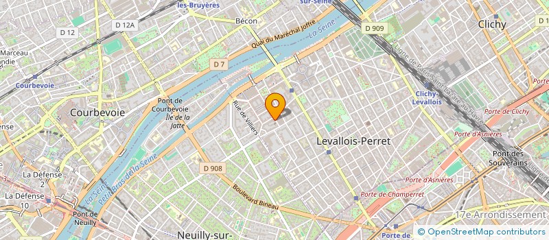 localisation de l'entreprise MESSAGE PLUS à LEVALLOIS-PERRET