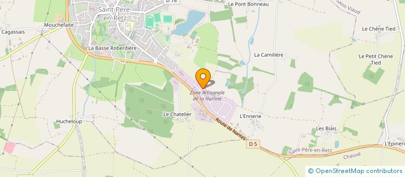 localisation de l'entreprise MESSAGER  SAINT-PERE-EN-RETZ