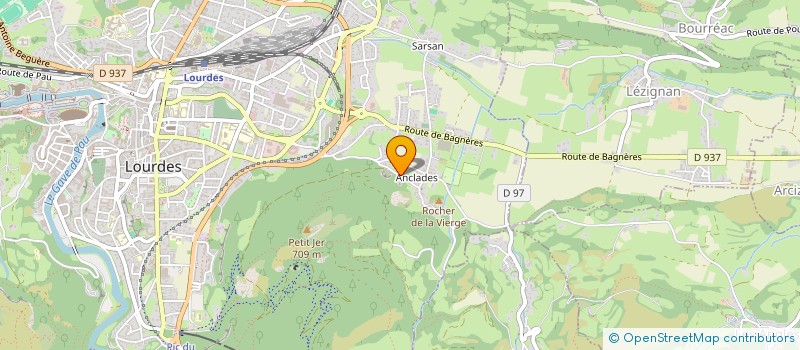 localisation de l'entreprise MESSAGER LOURDAIS  LOURDES