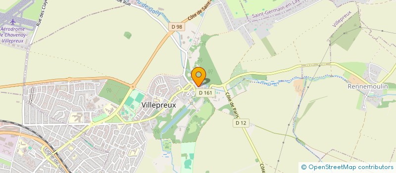 localisation de l'entreprise MESSAGER MARIAL à VILLEPREUX