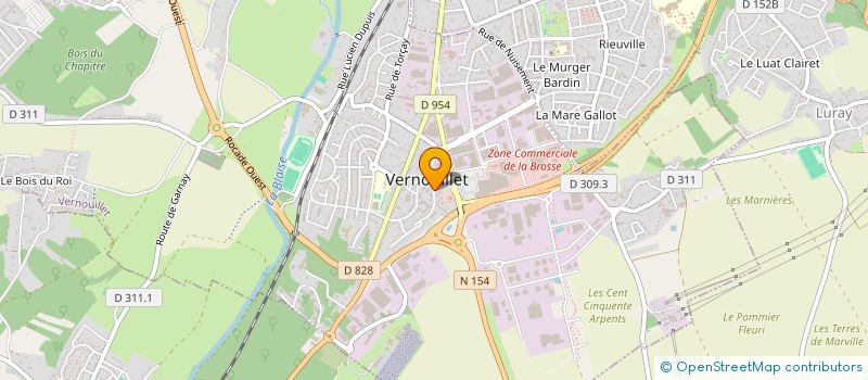 localisation de l'entreprise MESSAGERIE AUTOMOBILE LA COLOMBE à VERNOUILLET