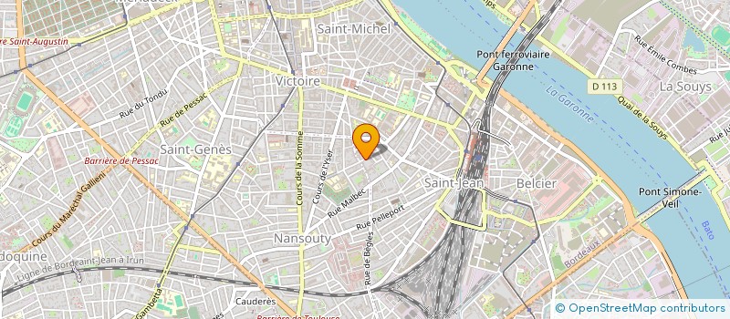 localisation de l'entreprise MESSAGERIE BURDIGALA à BORDEAUX