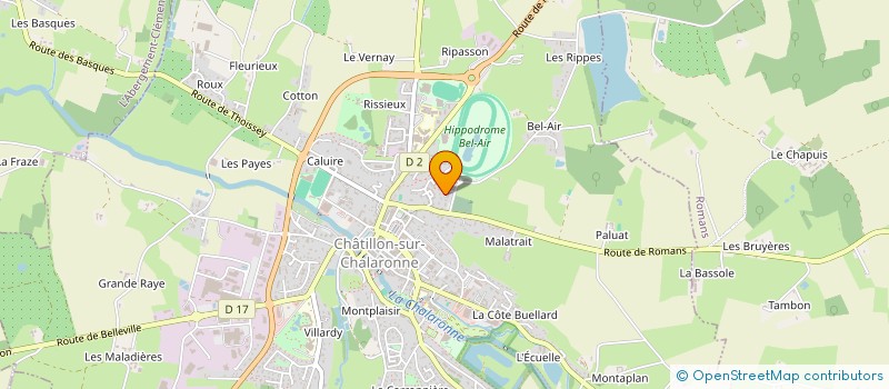 localisation de l'entreprise MESSAGERIE DES DOMBES à CHATILLON-SUR-CHALARONNE