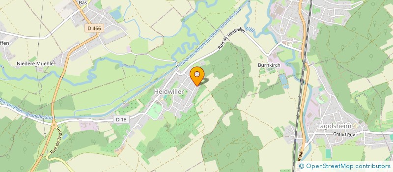 localisation de l'entreprise MESSAGERIE DU CLAPAS SARL à HEIDWILLER