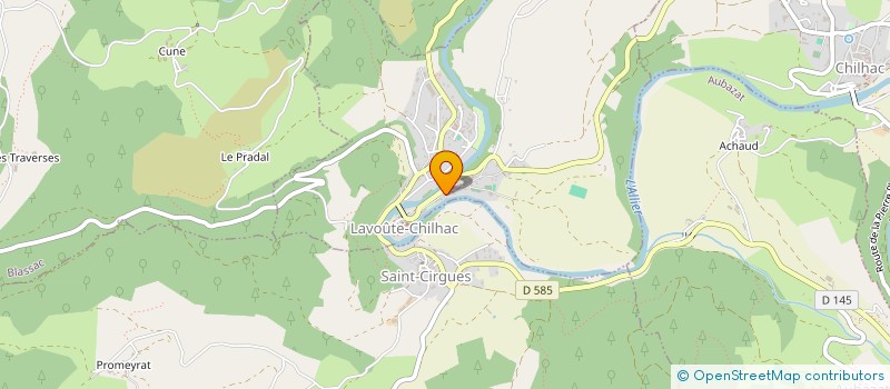 localisation de l'entreprise MESSAGERIE DU HAUT ALLIER à CERZAT