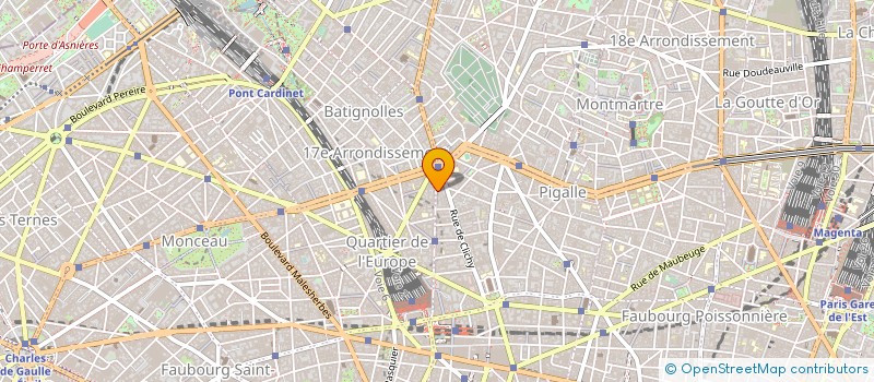 localisation de l'entreprise MESSAGERIE INTERVENTIONS PARIS PROVINCE  PARIS