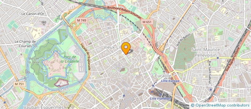 localisation de l'entreprise MESSAGERIE LOGISTIQUE TRANSPORT EXPRESS  LILLE
